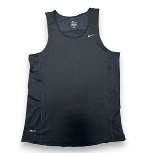 Nike Dri-Fit Black Sleeveless Training Tank Top Size Small